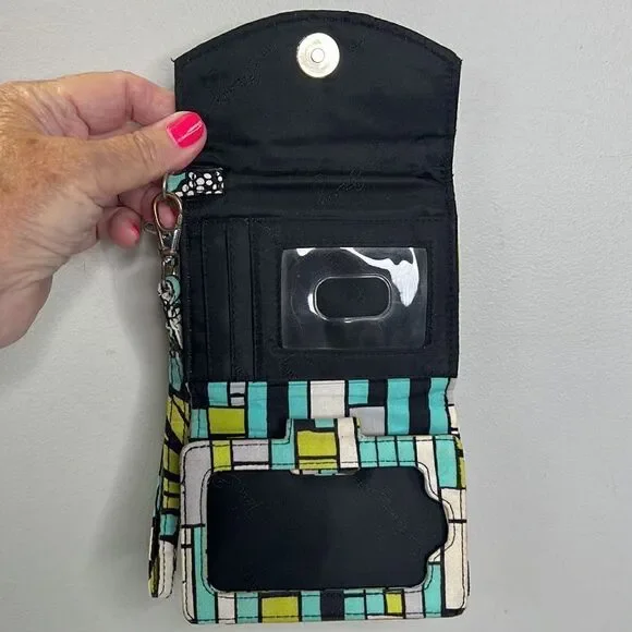 Vera Bradley Island Blooms Bundle of Two! Frannie Bag + Wallet - Picture 8 of 10